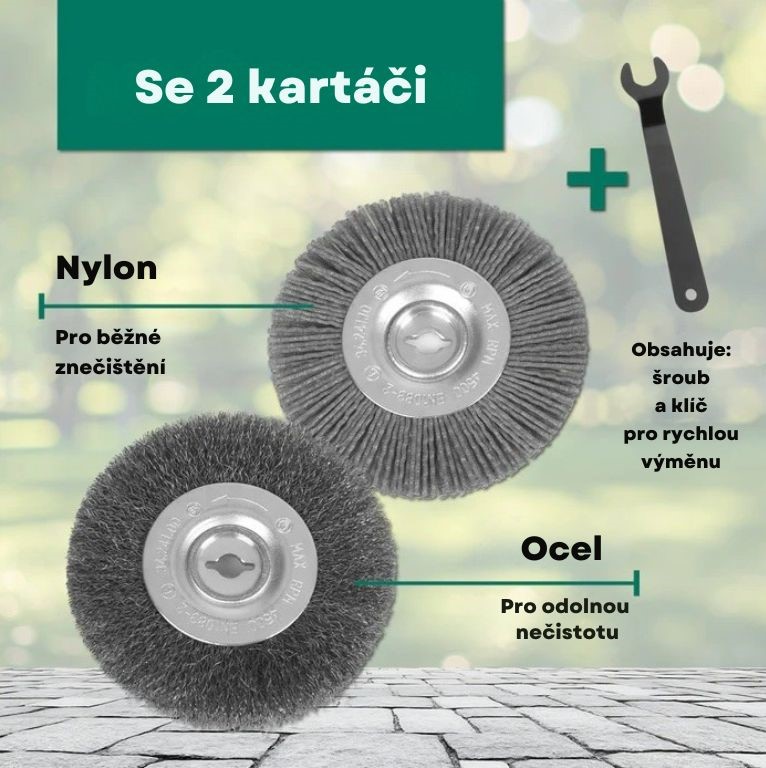 EasyMaxx elektrický kotoučový odstraňovač kořenového plevele 02978 (6)